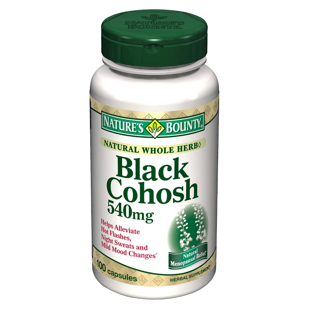 UPC 074312335112 Nature s Bounty Black Cohosh Capsules 540 Mg 100 Ct