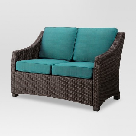 Belvedere Wicker Patio Loveseat - Threshold : Target