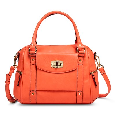 Women's Satchel Faux Leather Handbag with Removable Crossbody Strap