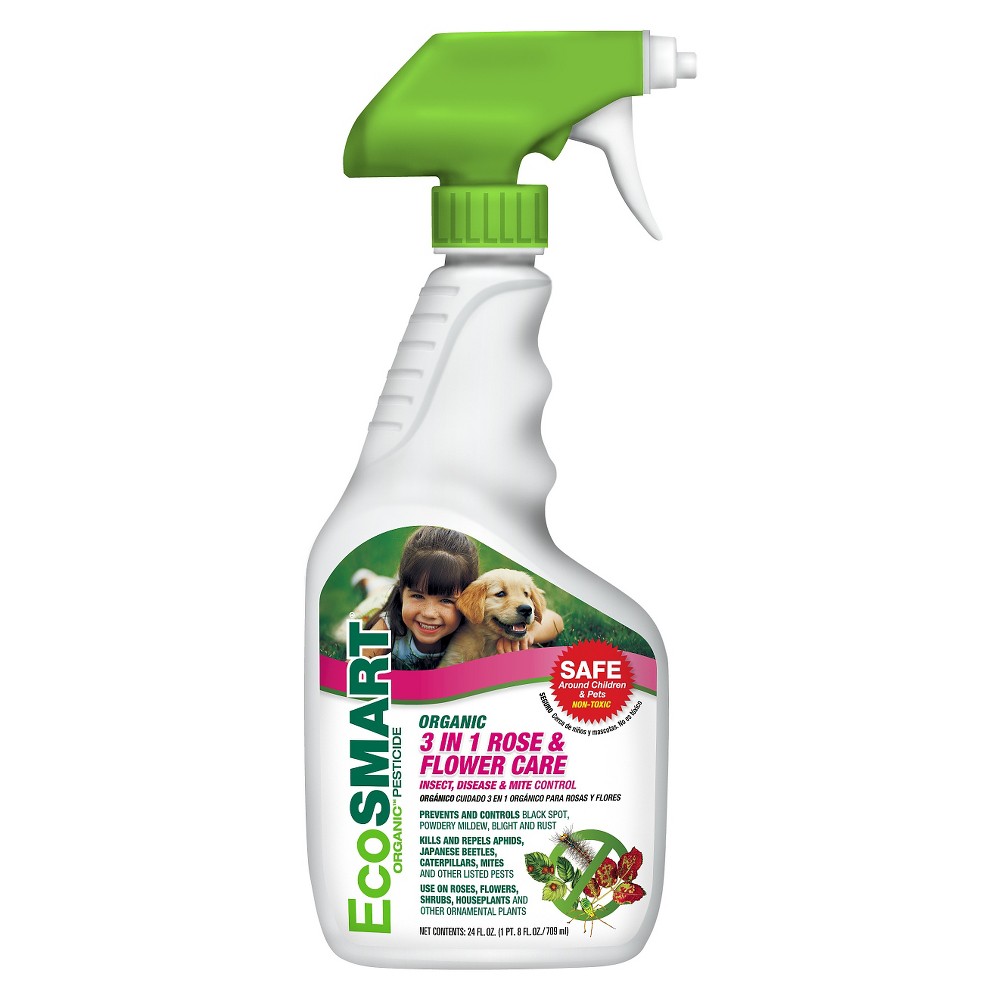 UPC 895591001549 product image for EcoSMART Organic 3-in-1 Rose & Flower Care 24oz Spray | upcitemdb.com