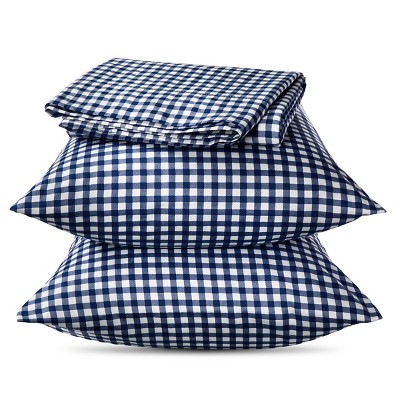 Elite Home Gingham Sheet Set Red eBay