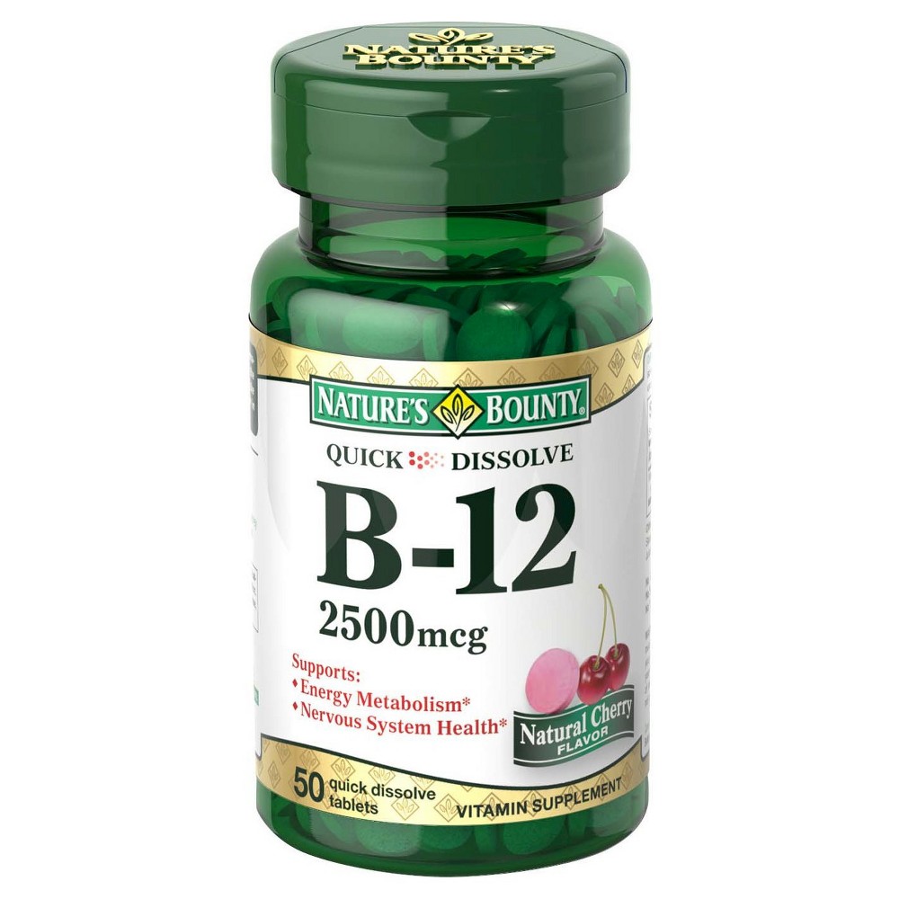 UPC 074312038600 product image for Nature's Bounty Vitamin B12 Sublingual 2500 mcg Tablets - 50 Count | upcitemdb.com