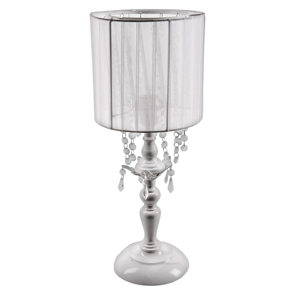 UPC 812209020037 product image for Tadpoles 1 Bulb Chandelier Table Lamp - White | upcitemdb.com