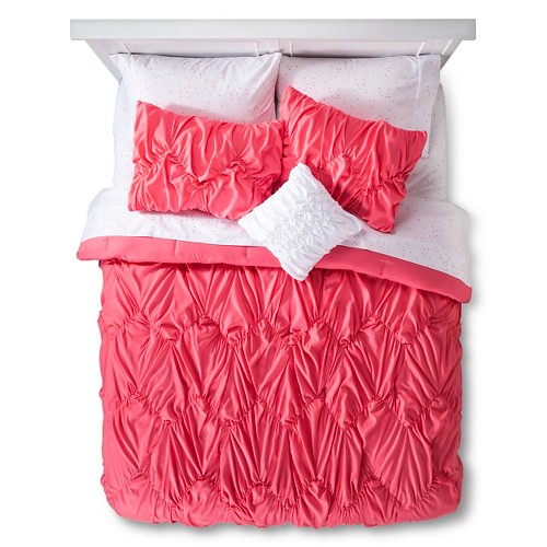 Xhilaration Chevron Texture Bed in a Bag - Pink (Twin)