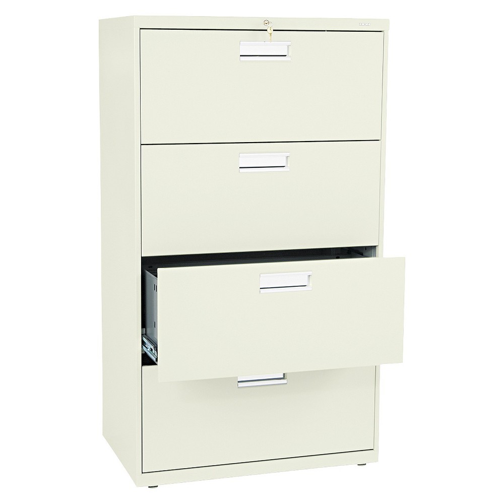 UPC 089192061884 product image for Lateral Filing Cabinet: HON 600 Series Four-Drawer Lateral Filing | upcitemdb.com