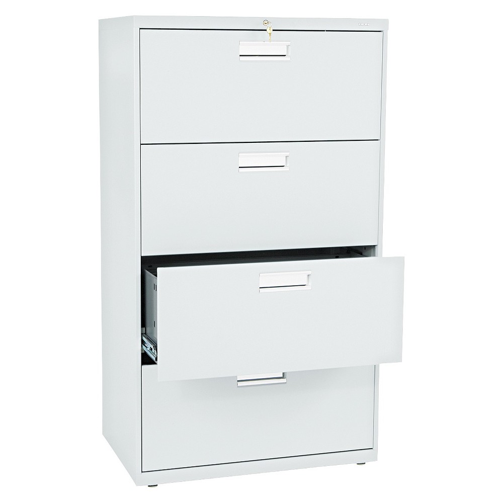 UPC 089192104857 product image for Lateral Filing Cabinet: HON 600 Series Four-Drawer Lateral Filing | upcitemdb.com