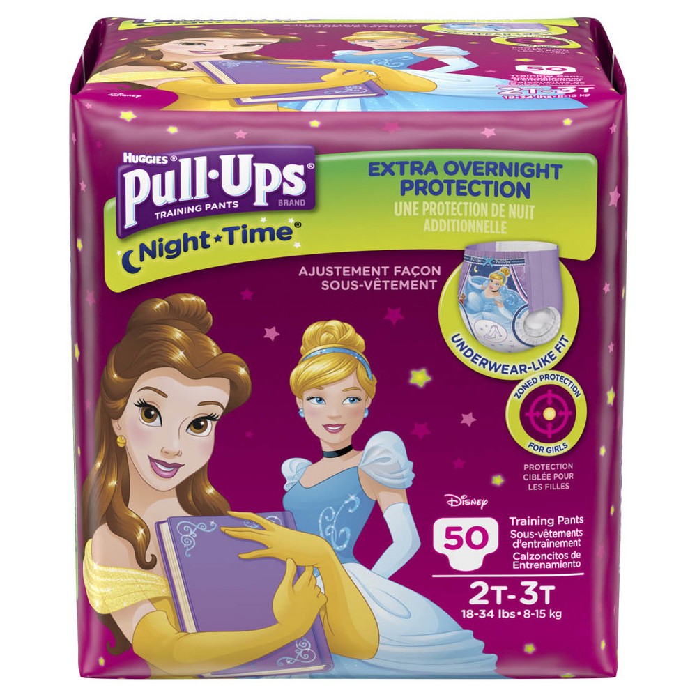 Pull-Ups Boys' Night-Time Training Pants, 2T-3T, 50 Ct 