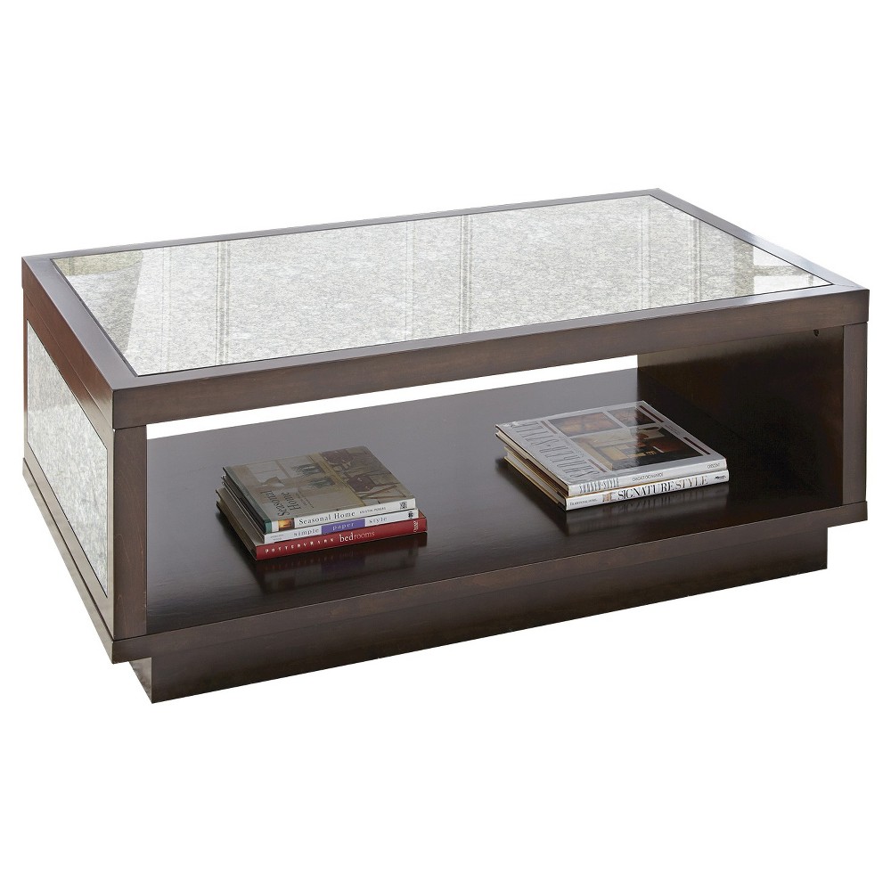 UPC 635178028916 product image for Steve Silver Coffee Table Mirrored Cherry, Brown | upcitemdb.com
