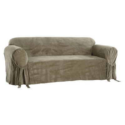 Microfiber Velvet Sofa Slipcover