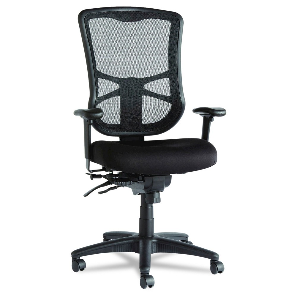 UPC 042167380939 product image for Task Chair: Alera Elusion Series Mesh High-Back Multifunction Chair - Black | upcitemdb.com