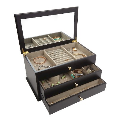 Loft By Umbra Classica Jewelry Box - Espresso, Brown