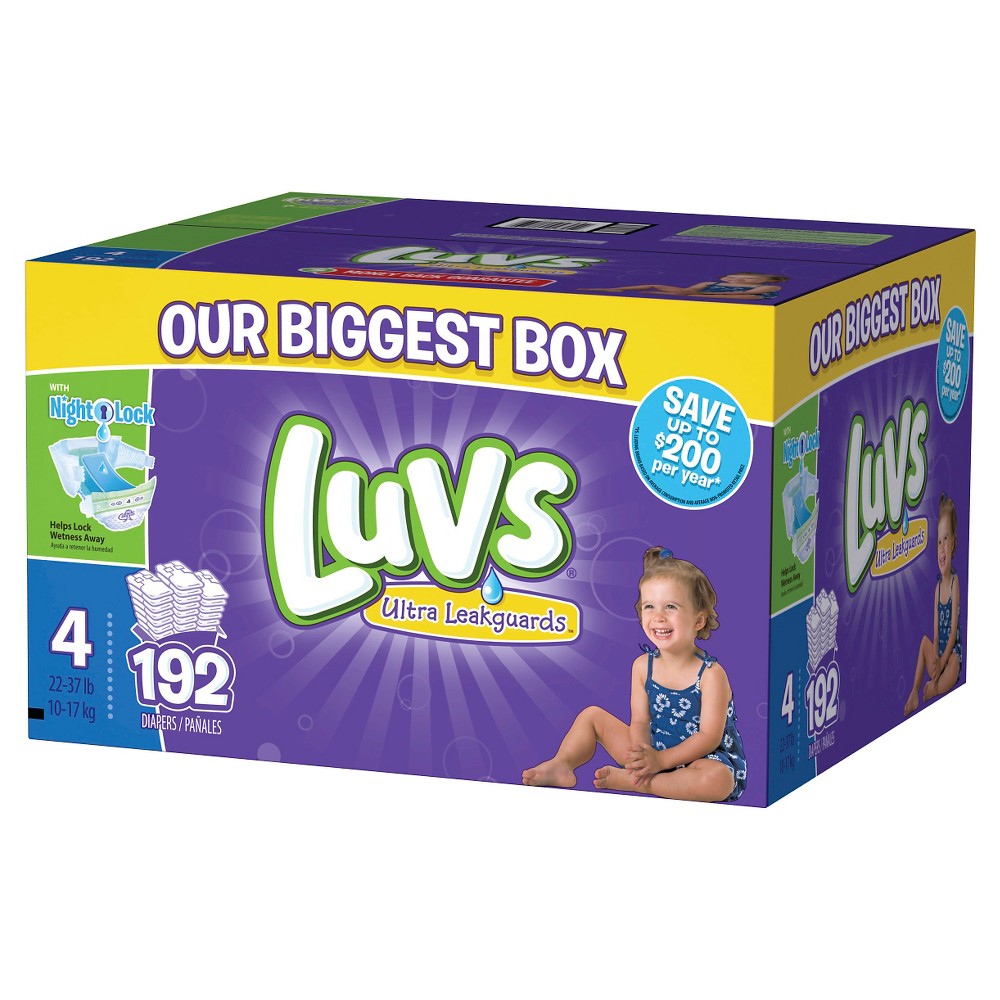 UPC 037000948049 product image for Luvs 4 Disposable Diapers | upcitemdb.com