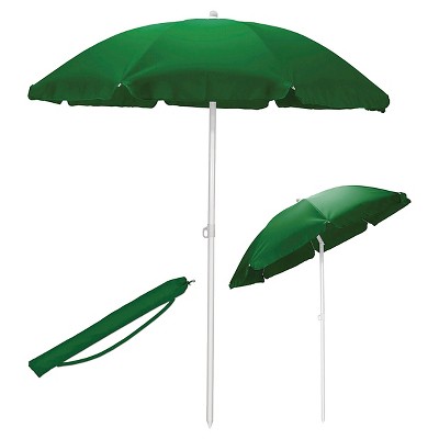 Picnic Time 5.5' Beach Stick Umbrella - Green