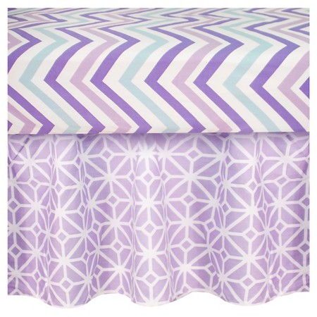 Cocalo Violet Dust Ruffle Lavender Trellis Target