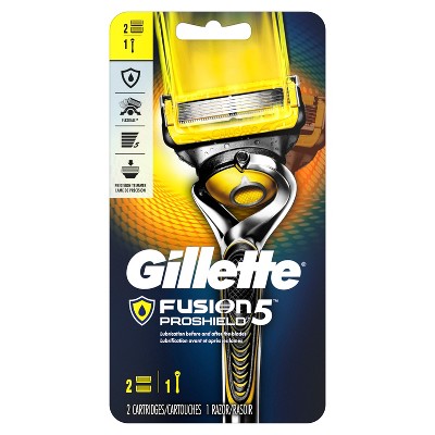 Gillette ProGlide Shield Men&#39;s Razor + 2 Razor Blade Refills