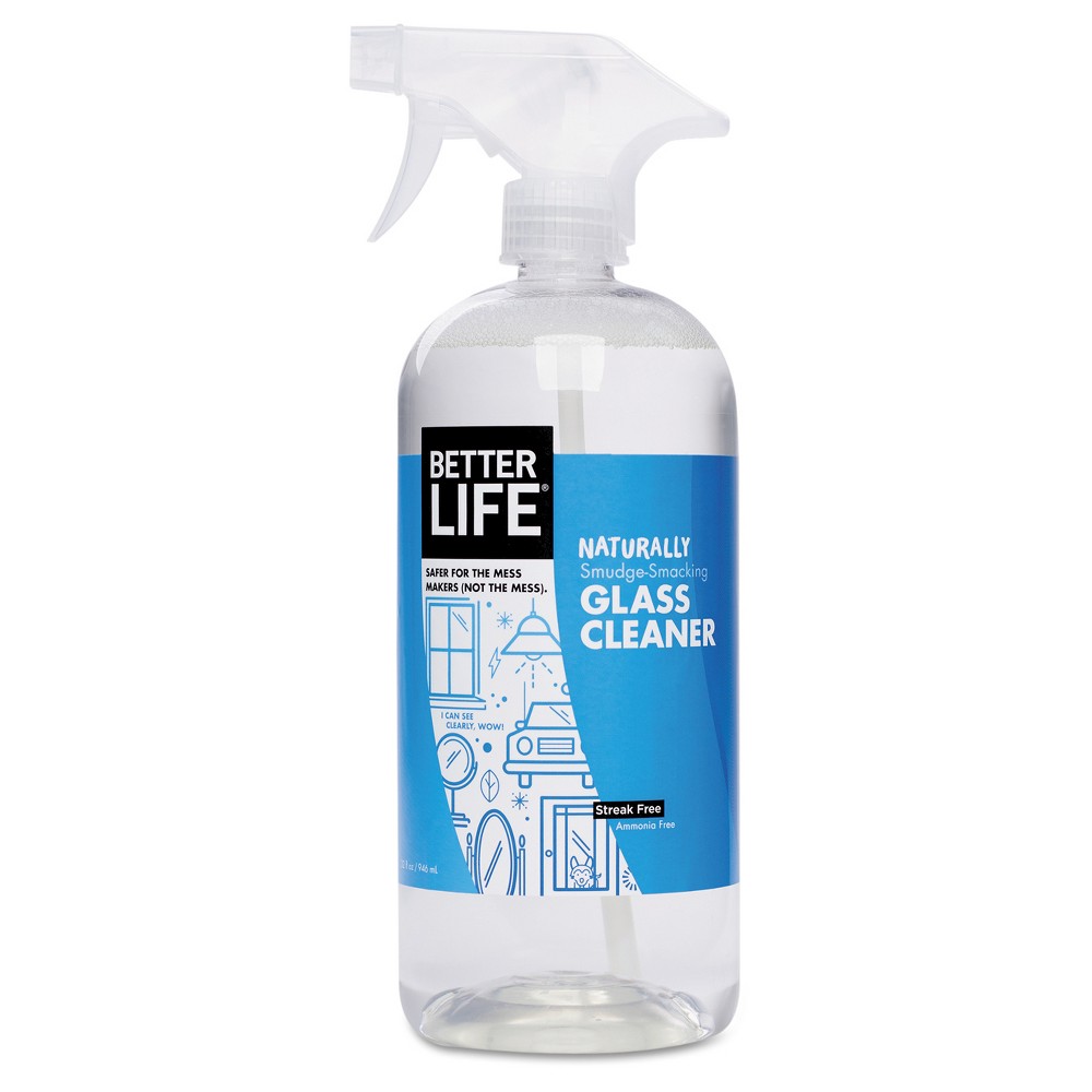 UPC 895454002010 product image for Better Life Naturally Smudge-Smacking Ammonia Free Glass Cleaner - 32 Fl Oz | upcitemdb.com