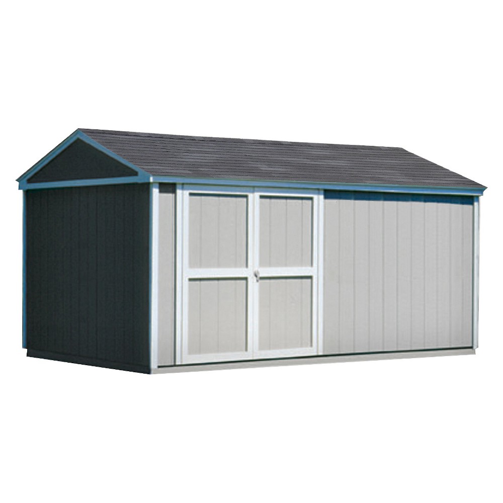 UPC 095317185021 product image for Storage Shed: 10x8 Somerset Wooden Storage Shed with Floor Kit, Wood | upcitemdb.com