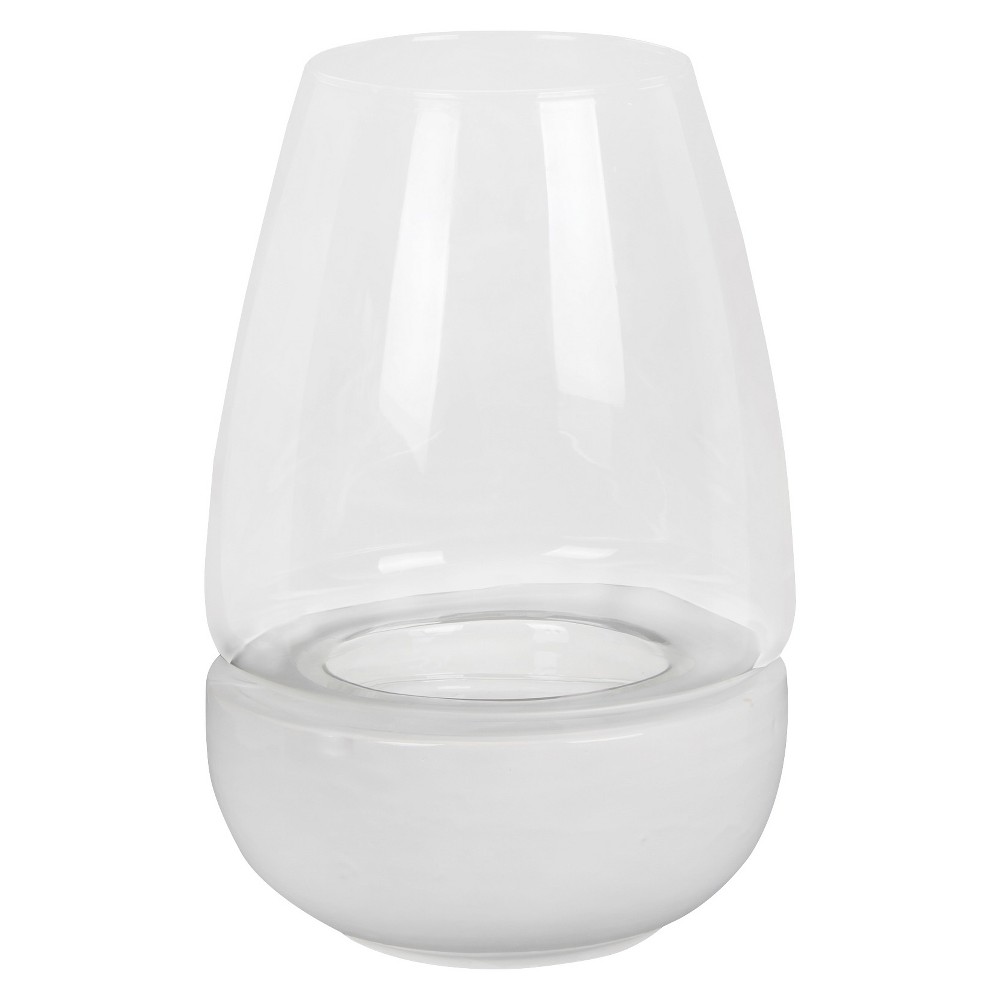 UPC 805572668708 product image for Privilege Medium Ceramic Candle Holder - White | upcitemdb.com