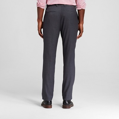 Men's Slim Fit Suit Pant Gray - Merona, Size: 34X34, Gray Patina