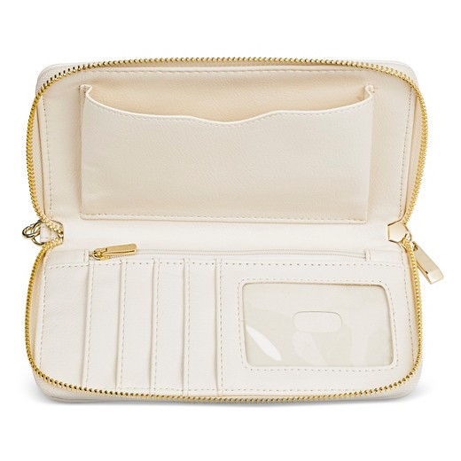 Women's Large Bow Faux Leather Cell Phone Case Wallet Mossimo Supply