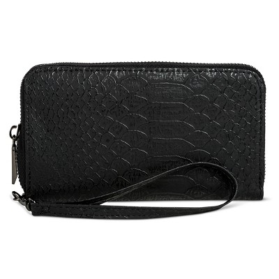 Women's Zip Around Cell Phone Wallet with Wristlet