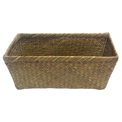 Threshold Woven Storage Ladder Basket Natural