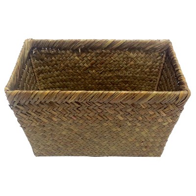 Threshold Woven Storage Ladder Basket Natural