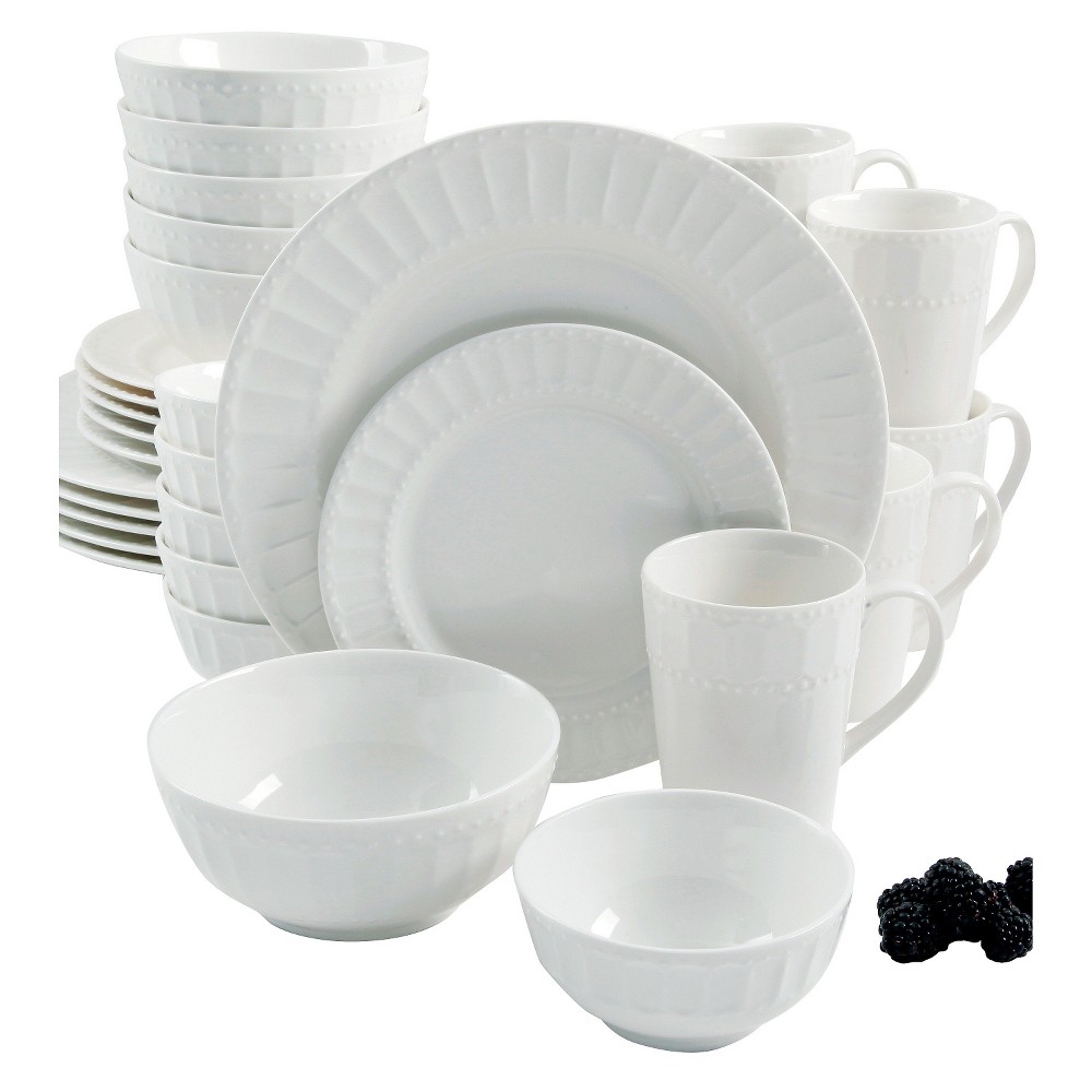 UPC 085081189752 Gibson Select Guild Hall Round Embossed Dinnerware