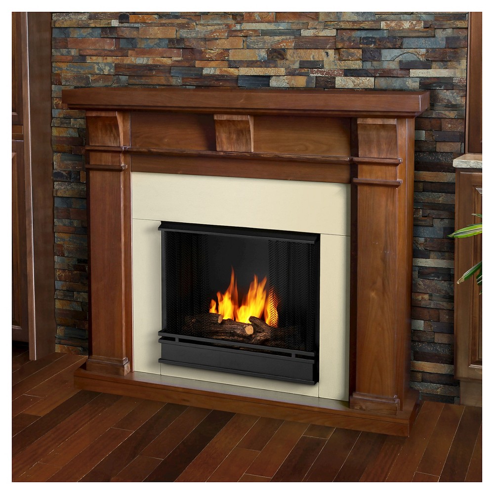 UPC 752370773083 product image for Decorative Fireplace: Real Flame Porter Gel Fireplace - Walnut | upcitemdb.com