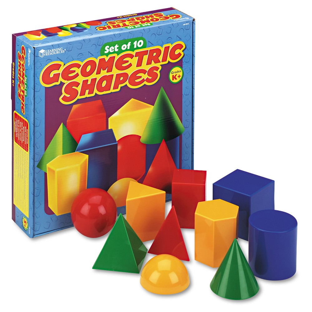 UPC 765023809220 product image for Learning Resources Large Geometric Shapes, for Grades K and Up | upcitemdb.com