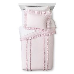 Rose Slipper Ruffle Square Pillow - Pink - Simply Shabby Chic : Target