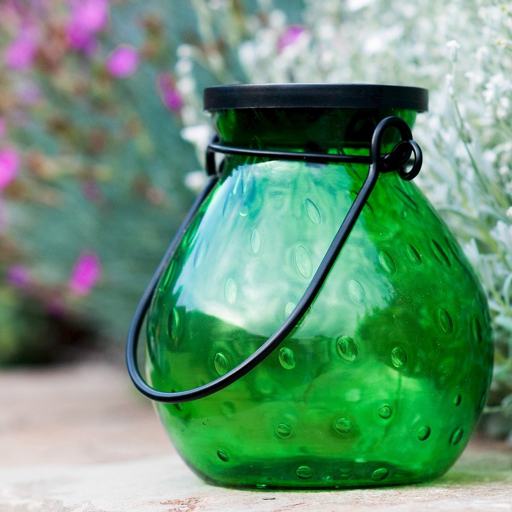 UPC 035286306782 product image for Outdoor Lantern: Allsop Home & Garden Bubble Glass Emerald (Green) | upcitemdb.com