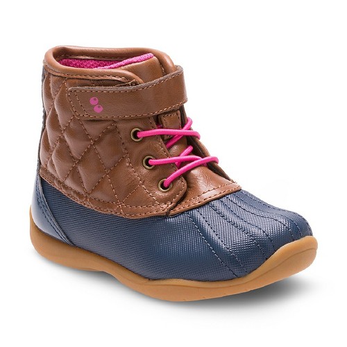 Toddler Girls' Surprize by Stride Rite Miram Duck Boots - Brown 6, Toddler Girl's
