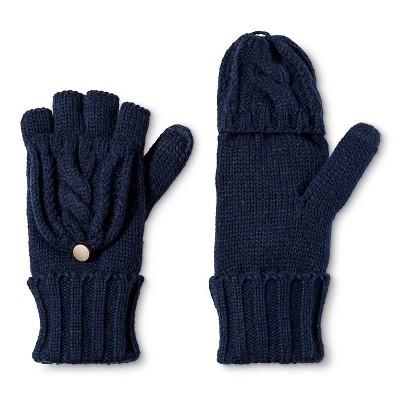 Women's Cable Knit FlipTop Mittens Merona