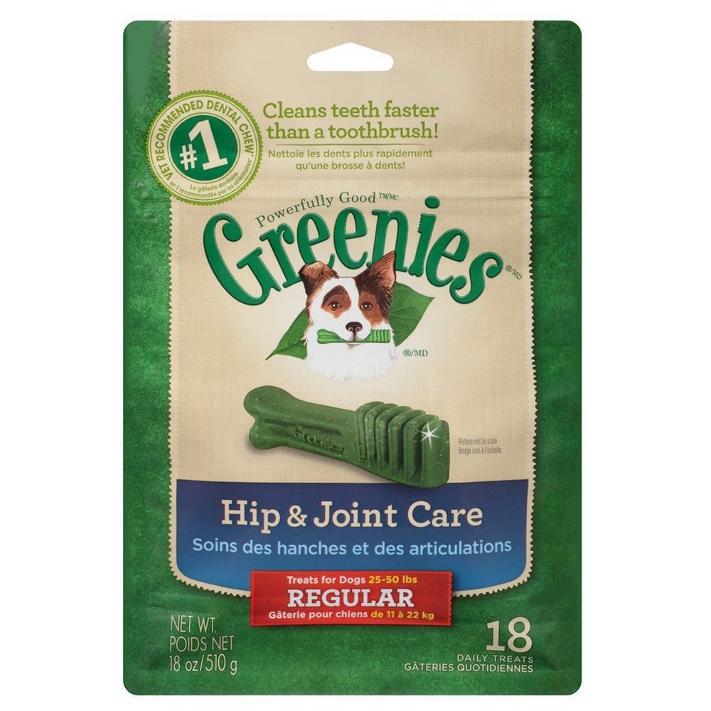 UPC 642863104060 product image for Greenies Hip & Joint Care Canine Dental Chews Regular Dog- 18 Oz. | upcitemdb.com