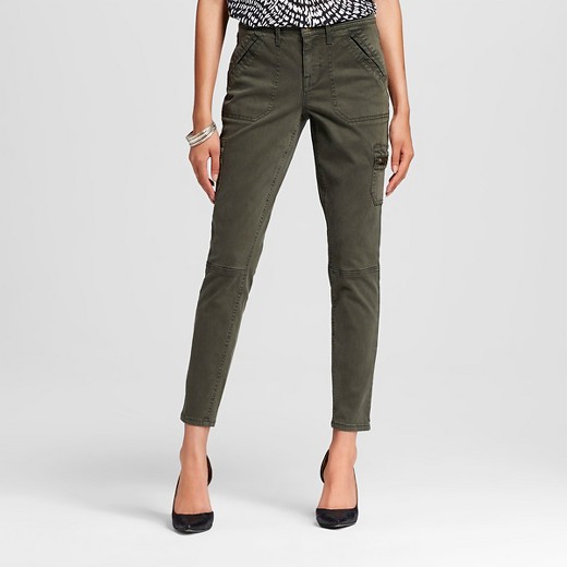 Women's Utility Pants Dark Green - Mossimo™ : Target