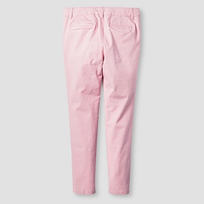 Girls' Twill Skinny Pant Cat & Jack - Pink 10, Girl's