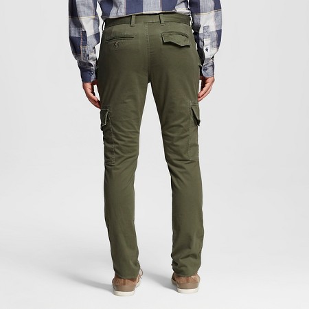 olive green men's cargo pants