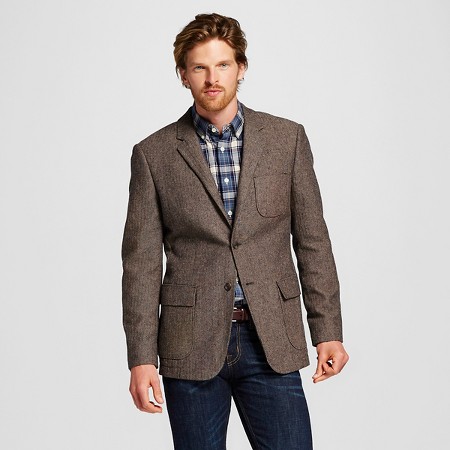 Men's Slim Fit Suit Coat Brown - Merona™ : Target