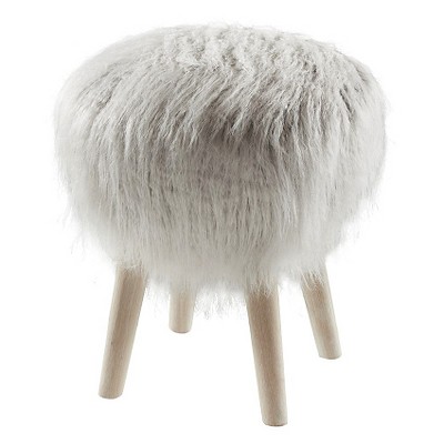 faux fur stool target