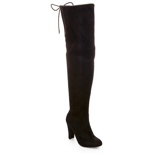 Women's Mariah Over the Knee Boots - Black 9