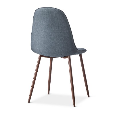 Porter Mid Century Modern Dining Chair - Indigo Blue (Set of 2)
