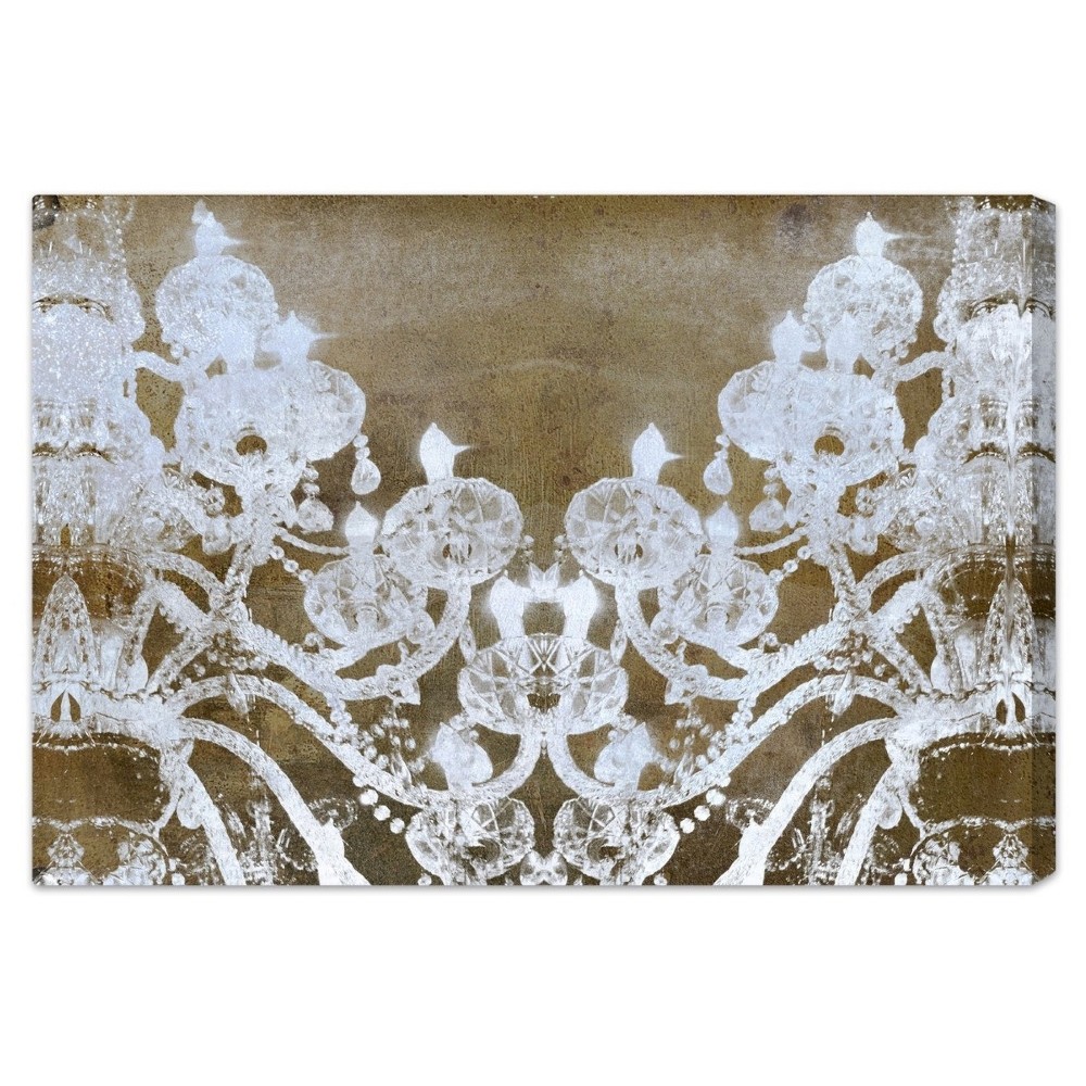 Oliver Gal Unframed Wall Fortuna Canvas Art (36x24), Gold