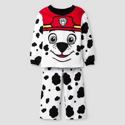 Toddler Boys' PAW Patrol® Marshall 2Piece Fleece Pajama Set White eBay