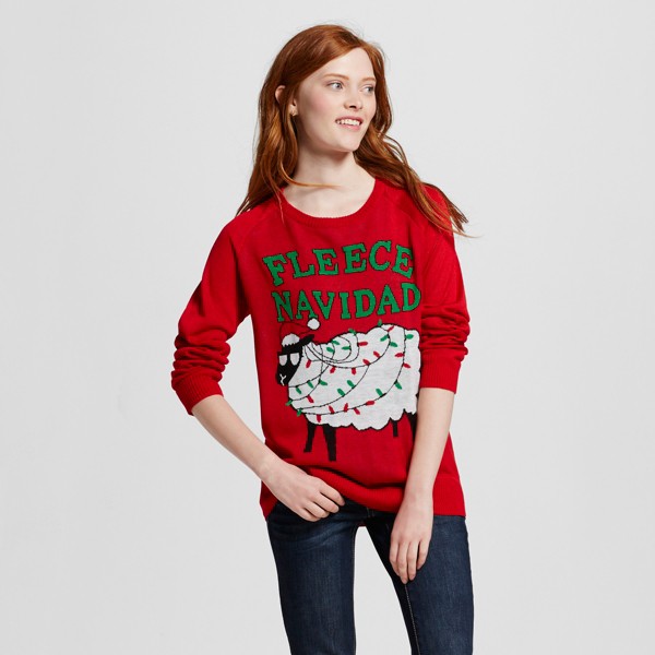 Fleece Navidad Ugly Christmas Sweater - Ugly But Cute via Pretty My Party