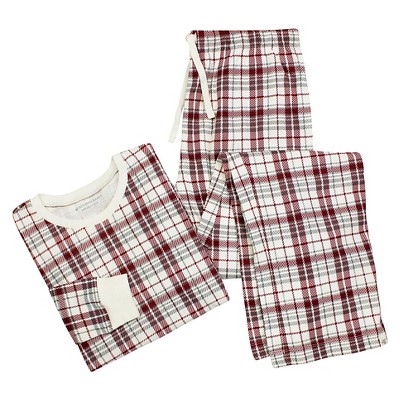 Burt's Bee Men's Organic Cotton Plaid Pajamas XL, Multi-Colored