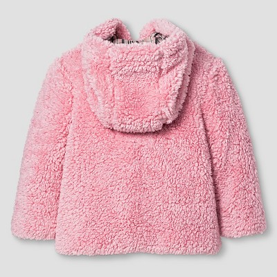 target pink fuzzy jacket