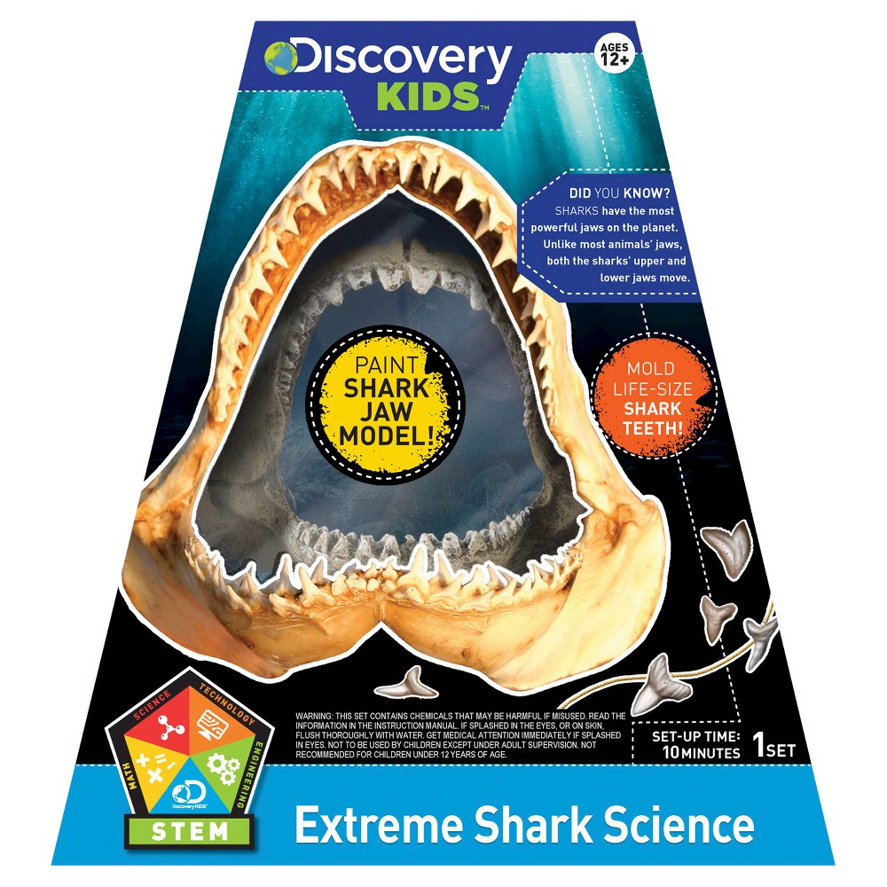 Discovery Kids Extreme Shark Science Teeth Molding Kit