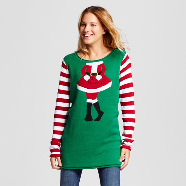Mrs. Claus Ugly Christmas Sweater - Ugly But Cute via Pretty My Party