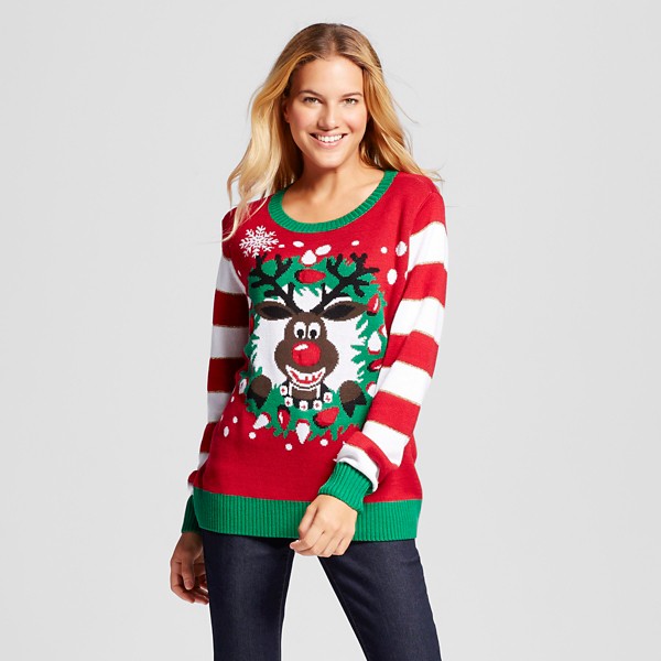 Reindeer Ugly Christmas Sweater - Ugly But Cute via Pretty My Party